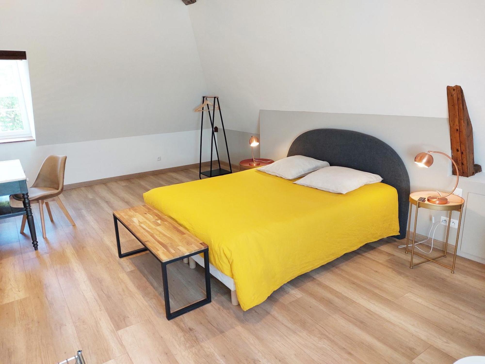 Les Jacquemarts Normands Maison D'Hotes - Guesthouse Belmesnil Quarto foto